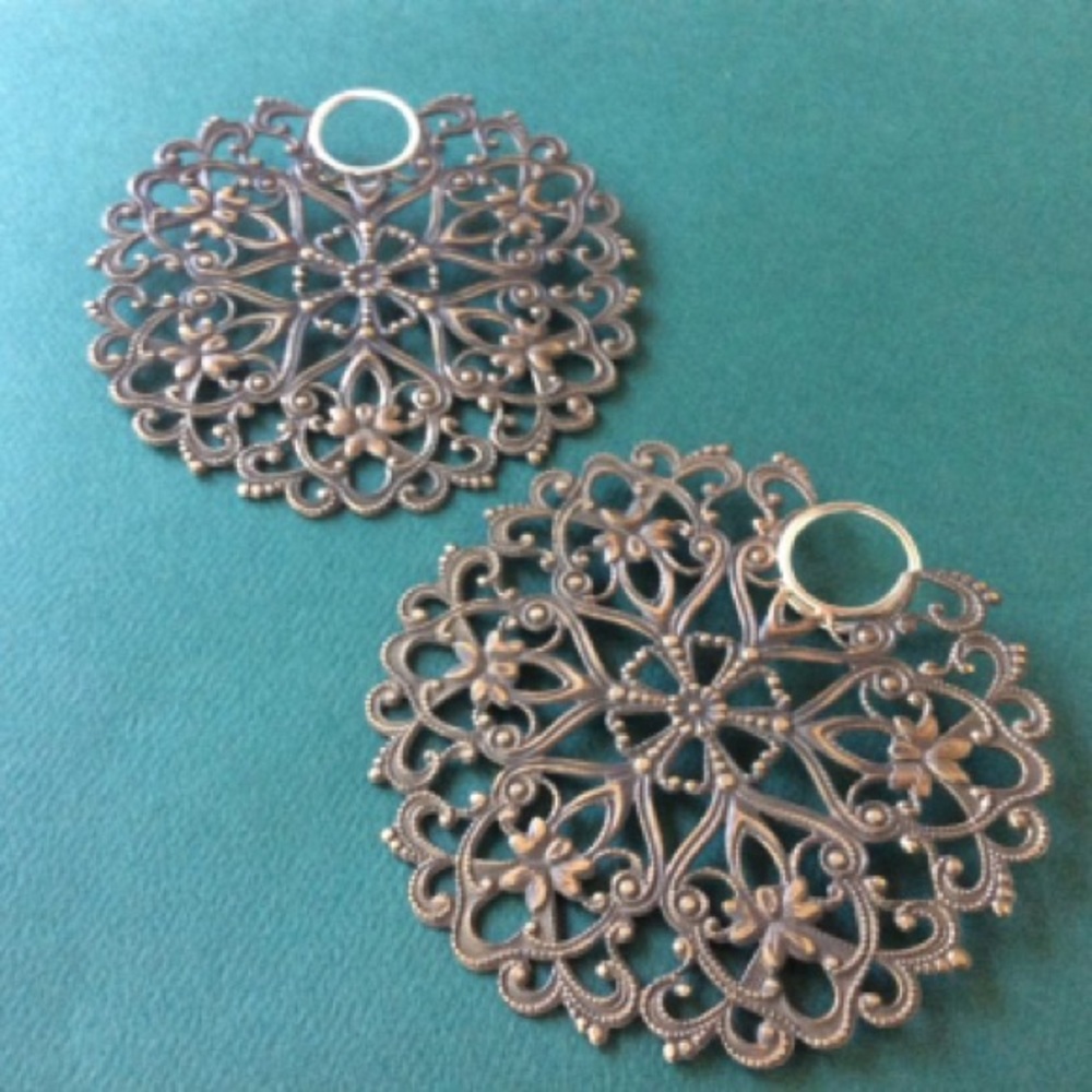 Giant 14g Filigree Earrings